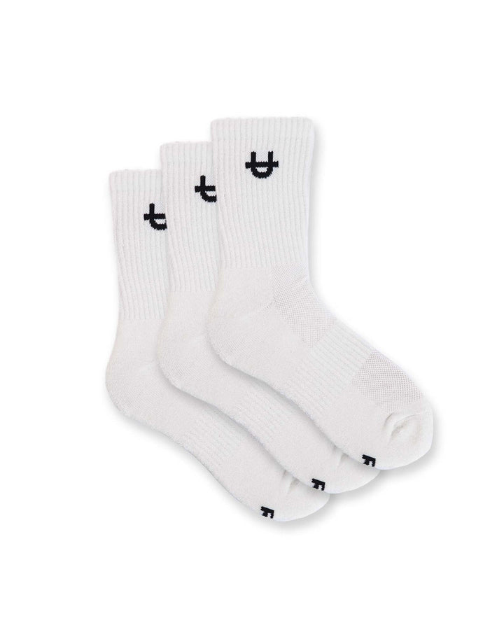 Pack de 3 Chaussettes Mi-mollet Originales Blanc Cassé