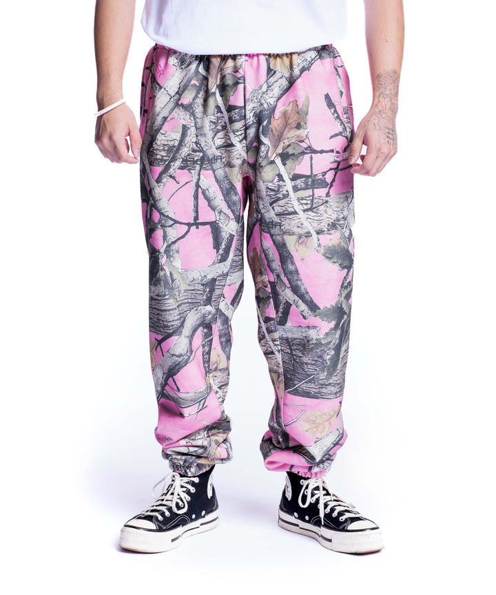 Pantalon de Survêtement Rose Camouflage
